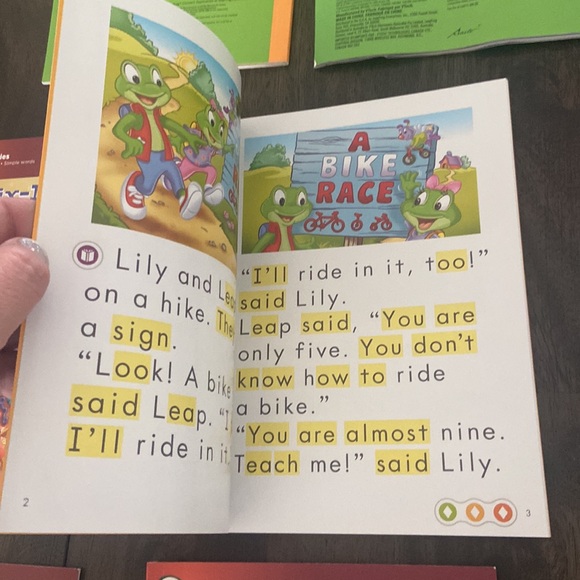 Leap Frog Leap Reader Tag Paperback Books Lot Of 7 short and long vowels - Picture 14 of 17